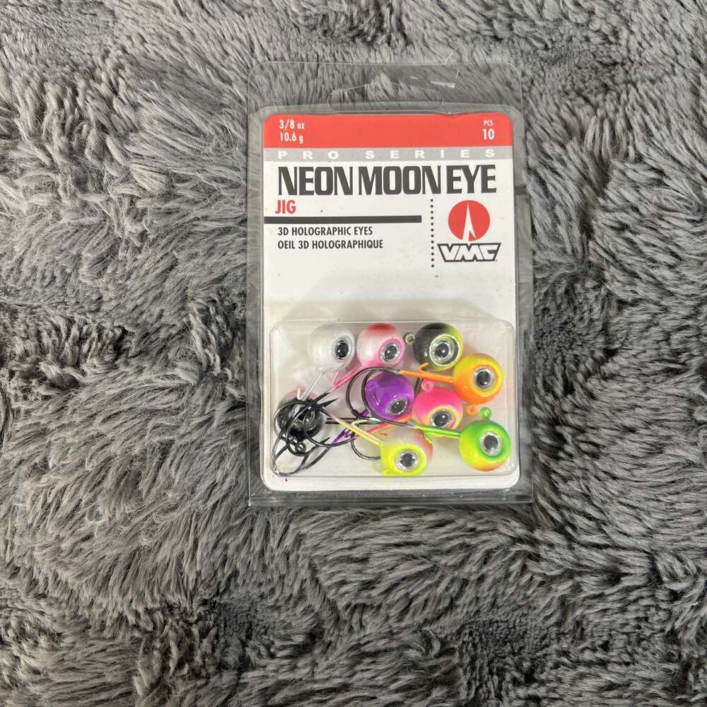 VMC NME Neon Moon Eye Jig Kit 10 Pack Angler Tackle